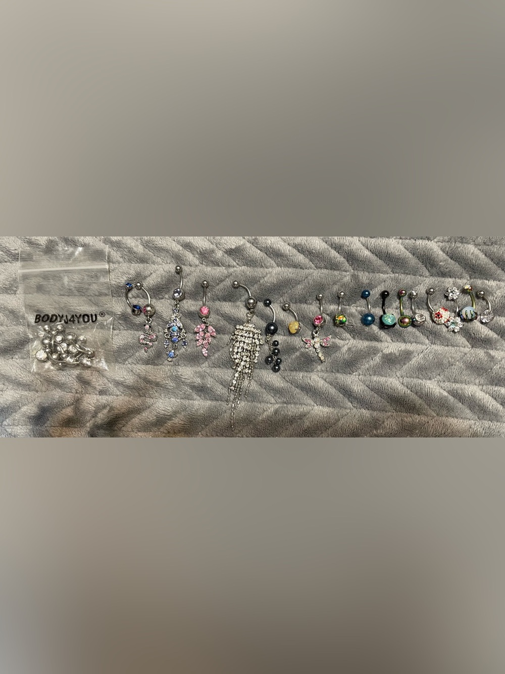 Lot of Belly Button Jewelry
